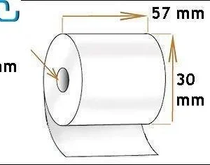 Pinrollen 57x30x8 mm thermo