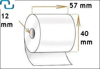 Pinrollen 57x40x12 mm thermo