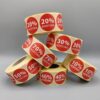 Kortingsstickers op rol, 10%, per rol van 1000 - Afbeelding 3