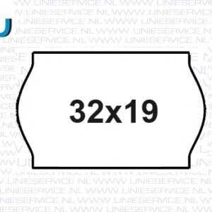 Prijsetiketten 32x19 mm