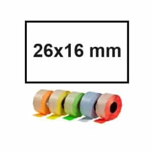 26x16 mm rechthoek