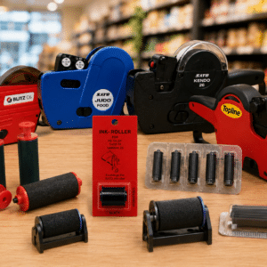 Prijstang inktrollen